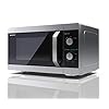SHARP YC-MS31U-S 900W Solo Microwave Oven with 23 L Capacity, 5 Power Levels & Defrost Function – Silver