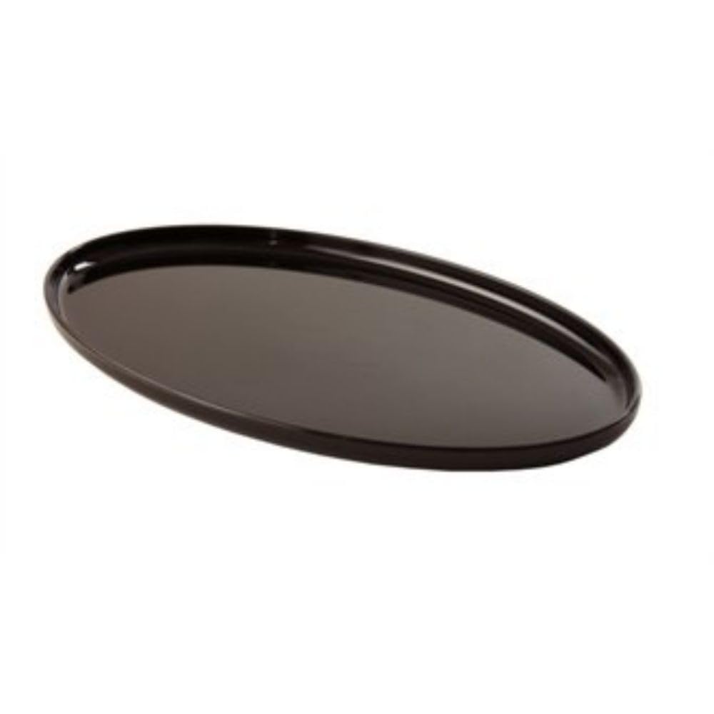 Stalwart CD166 Oval Trays, Small, Black