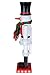 Clever Creations Snowman 15 Inch Traditional Wooden Nutcracker, Festive Christmas Décor for Shelves and Tables