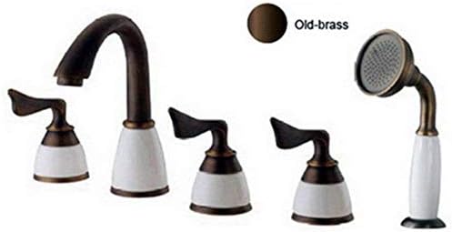 Bathtub Faucet European Style 3 Handle Bathtub Filled Faucet With