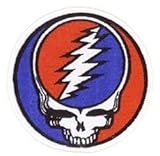 Grateful Dead - Steal Your Face - Embroidered Iron on Patch - 3