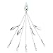 Corki 5 Arms Alabama Umbrella Rig Fishing Lure Bait Rigs with Barrel Swivels for Bass Lures