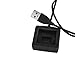 CeeOne Fitbit Blaze Charger,Replacement USB Charging Cable or Charging Charger for Fitbit Blaze Smart Fitness Watch （2-Pack Black）