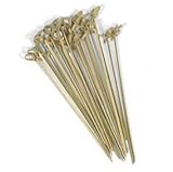 100pcs Bamboo Cocktail Picks Skewer With Knotted Ends 6 Inch By Lake Tian