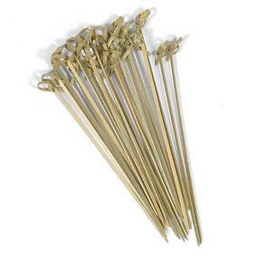 100pcs Bamboo Cocktail Picks Skewer With Knotted Ends 6 Inch By Lake Tian