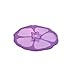 Charles Viancin Purple Hibiscus Lid - Medium 9