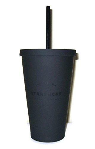 Starbucks Acrylic Cold Cup Grande Tumbler - Matte Black, 16 Fl Oz