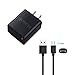 DGSUS Quick Charge 3.0 Fast Charger for Blackview BV6000 BV6000S BV5000 IP68 Waterproof Mobile Cell Phones - 18W Travel Rapid Wall Charger with Extra Long Extended Tip Micro USB Charging Cable