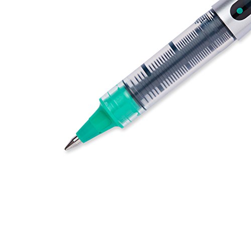 uniball Vision Rollerball Pens, Fine Point (0.7mm), Evergreen, 12