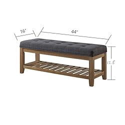 24KF Large Rectangular Upholstered Tufted Linen
