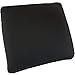 Cushie Pillows 11 inches x 11 inches Microbead Squishy/Flexible/Comfortable Square Pillow (Black)
