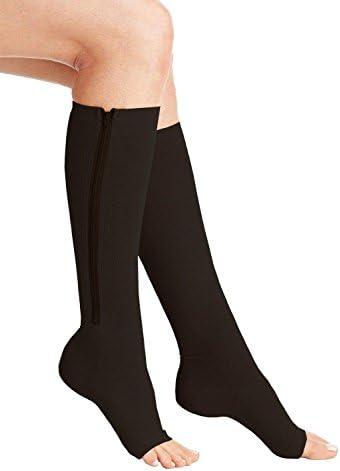 Wellington Orthopedic Women's High Pressure Advanced Treatment 40-50 mmHg Medical Compression Stockings, Black, X-Large, 6.95 Ounce