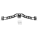 Hurst 67510021 Trans Crossmember, Black