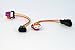 Halo Automotive WH9005 Plug and Play Upgrade Wire Harness for 9005 Bulb - Twin Pack