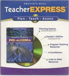Teacher Express for Prentice Hall Pre-Algebra: Pearson Education