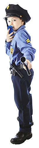 Dickie Toys Walkie Talkie Set, Polizei, Funkgerät, 2er-Set, 80 m Reichweite, flexible Antenne, inkl. Batterien, ab 4… – Bild 3