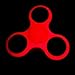 Fidget Spinner Glow in the Dark Hand Spinner fidget toy Fluorescent Hybrid Ceramic Bearing (Luminous Orange)