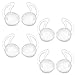 Lunies Apple Earpods Covers Anti-Slip Silicone Soft Sport Earbud Tips for iPhone 6S/6 Plus/5S/5C/5 Earbuds Comfortable 4 Pairs Clear primary