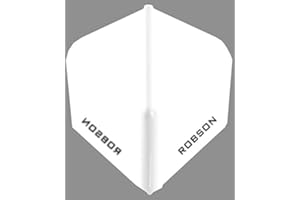 PerfectDarts 1 x Set Robson Dart Flights Standard White