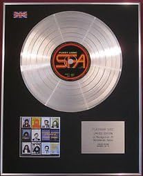 SUPER FURRY ANIMALS Limited Edition CD Platinum Disc- FUZZY LOGIC