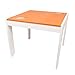 labebe Toddler Table Chair Set Wood, Wooden Table for 1-5 Years, Baby Table Chair Set Orange Owl/Toddler Play Table/Baby Activity Table/Kid Table Cover/Kid Table Toys/Toddler Table/Kid Desk Chair
