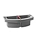 Rubbermaid Commercial BRUTE Maid Caddy compatible with BRUTE 44 GAL Containers, Gray, for Cleaning Tool Storage for Wipes/Spray Bottles/Brushes/Dustpans/Scrubbers/Gloves
