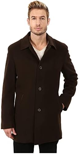 Cole Haan Men's Melton 3-in-1 Wool Jacket with Removable Bib
