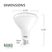 Sunco 10 Pack BR40 LED Light Bulbs, Indoor Flood Lights, Recessed Can Light Bulb, 1400 LM, 17W (100W Equivalent), 4000K Cool White, Dimmable, E26 Base, for Home, Bedroom, Kitchen UL