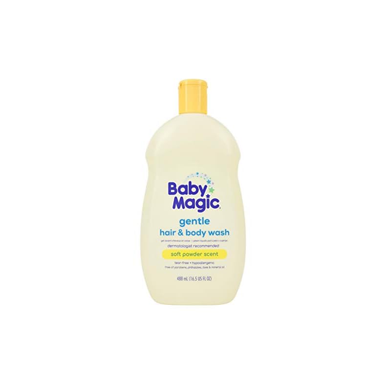 Baby Magic Gentle Hair & Body Wash, Calendula & Coconut Oil, Free from Tear & Parabens & Phthalates & Sulfates & Dyes…