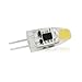 MR. LD G4 LED 1.2 Watt Non-Dimmable 12V AC/DC Bi-Pin Light Bulb 2700K Warm White Waterproof T3 G4 Halogen 10W Led Replacement-Pack of 5 (1.2 W)