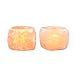 Mineralamp NTL-2-23 Natural Himalayan Hand Carved Single Hole Tealight Candle Holder, 2-3 lbs, 2-Pack peach/Pink