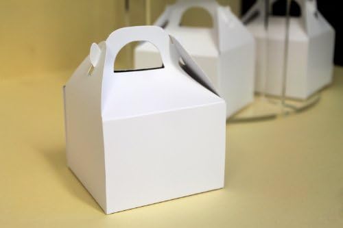 Pack of 100 - Wedding Favours / Muffin / Cup Cake Boxes (Flat packed)