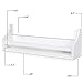 Nursery Décor Wall Shelves – 3 Set Shelf - Crown Molding Floating Bookshelves for Baby and Kids Room Book Organizer Storage Ledge, Display Holder for Toys, CDs, Baby Monitor, Frames