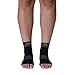 Plantar Fasciitis Sock - Support Ankle Compression Sleeve Socks - Reading Socks - Open-Toe Planter Sleeve Socks - 1 Pair Unisex Heel Pain Arch Support/Ankle Sock (Medium, Black)