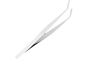 Bonsai Tweezer Garden Tool DIY Accessory Home Yard Outdoor Supplies Micro Landscape Tools(18cm Bend)