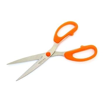 steel Large Size Scissors for Multi use Like Embroidery, Moustache, Craft, Tailor Scissor, Clothing Drawing, Cutting, Sewing Machine