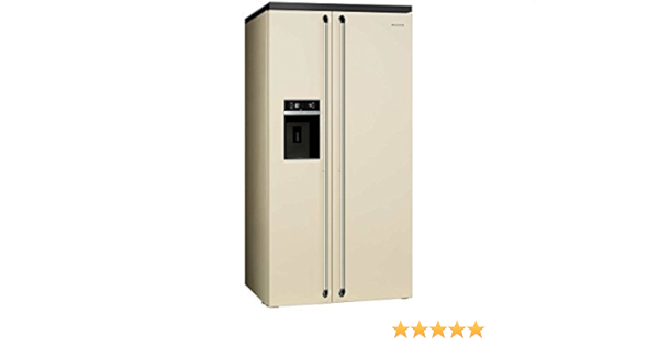 Smeg SBS963P Independiente 616L A+ Crema de color ...