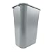 Rubbermaid Commercial Products Fg295700Gray Plastic Resin Deskside Wastebasket, 10 Gallon/41 Quart, Gray primary