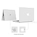 IBENZER Compatible with MacBook Air 11 Inch Case Model A1370 A1465, Soft Touch Plastic Hard Shell Case Bundle with Keyboard Cover for Mac Air 11, Clear, A11CL+1