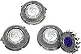 Universal HQ8 Compatible Replacement Heads Silver