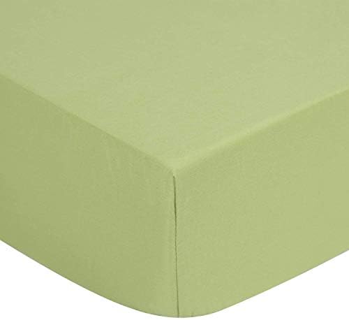 Arlinen 100% Cotton 1-Piece Fitted Bottom Sheet Fit Mattress up to 20 Inch Deep Pocket-Premium Quality-Breathable-Durable-Comfortable 600 Ultra-Soft Cal-King Size Solid Sage