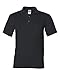 Gildan G890 5.6 oz. Ultra Blend 50/50 Jersey Polo with Pocket, Black, XX-Large