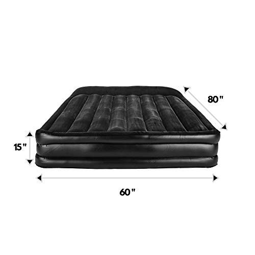 OUTBOUND Double High Queen Air Mattress with Builtin Pillow