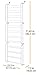 Whitmor Over The Door Shoe Rack, 36 Pair, White