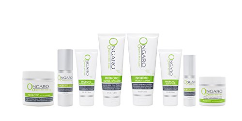 Ongaro Organic Facial Cleanser; Cleans Clogged Pores & Removes Dead Skin Cells While Hydrating for Younger Looking Skin with Probiotic Technology, Aloe Vera, Apple Stem Cells, and Peptides; 6oz