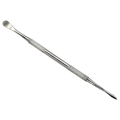 HTS 155C6 Stainless Steel Double-Sided Spear Point & Smoother Scoop Wax & Clay Sculpting Tool