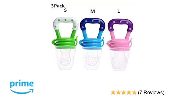 Amazon Com Baby Food Feeder Silicone Infant Fruit Nipple