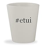 #etui - White Hashtag Ceramic 1.5oz Shot Glass