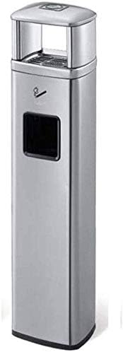 Tyrj 酷いビンタバコの灰皿は 缶ステンレス鋼の灰皿屋外垂直吸い殻煙ビン灰皿ゴミ箱は 屋外ゴミ箱スタンド 1年保証 屋外でき屋内