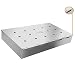 Smoker Box Maximum Wood Chip Capacity - 25% Thicker Stainless Steel Won't WARP - Charcoal & Gas Grill BBQ Meat Smoking Hinged Lid - Best Grilling Accessories & Barbecue Utensils for Dad